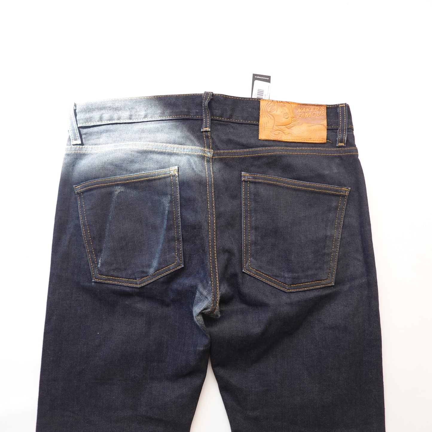 Naked & Famous Dark Wash Skinny Jeans - Size 32