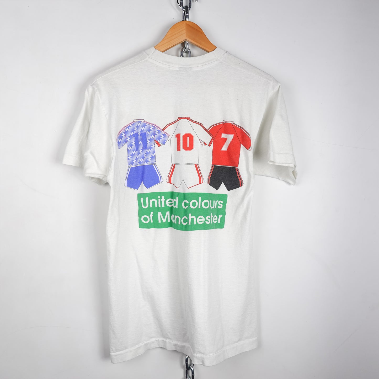 1990s Man. United United Colours Tee - Size L
