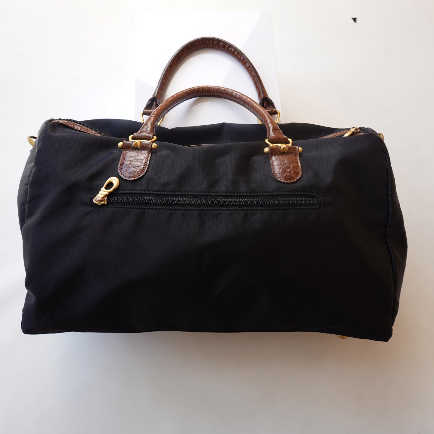 Vintage Balenciaga Boston Bag Crocodile Strap