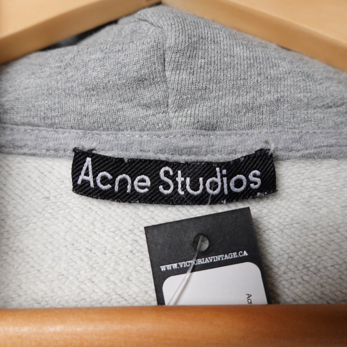 Acne Studios Grey Zip Up Hoodie - Women's S