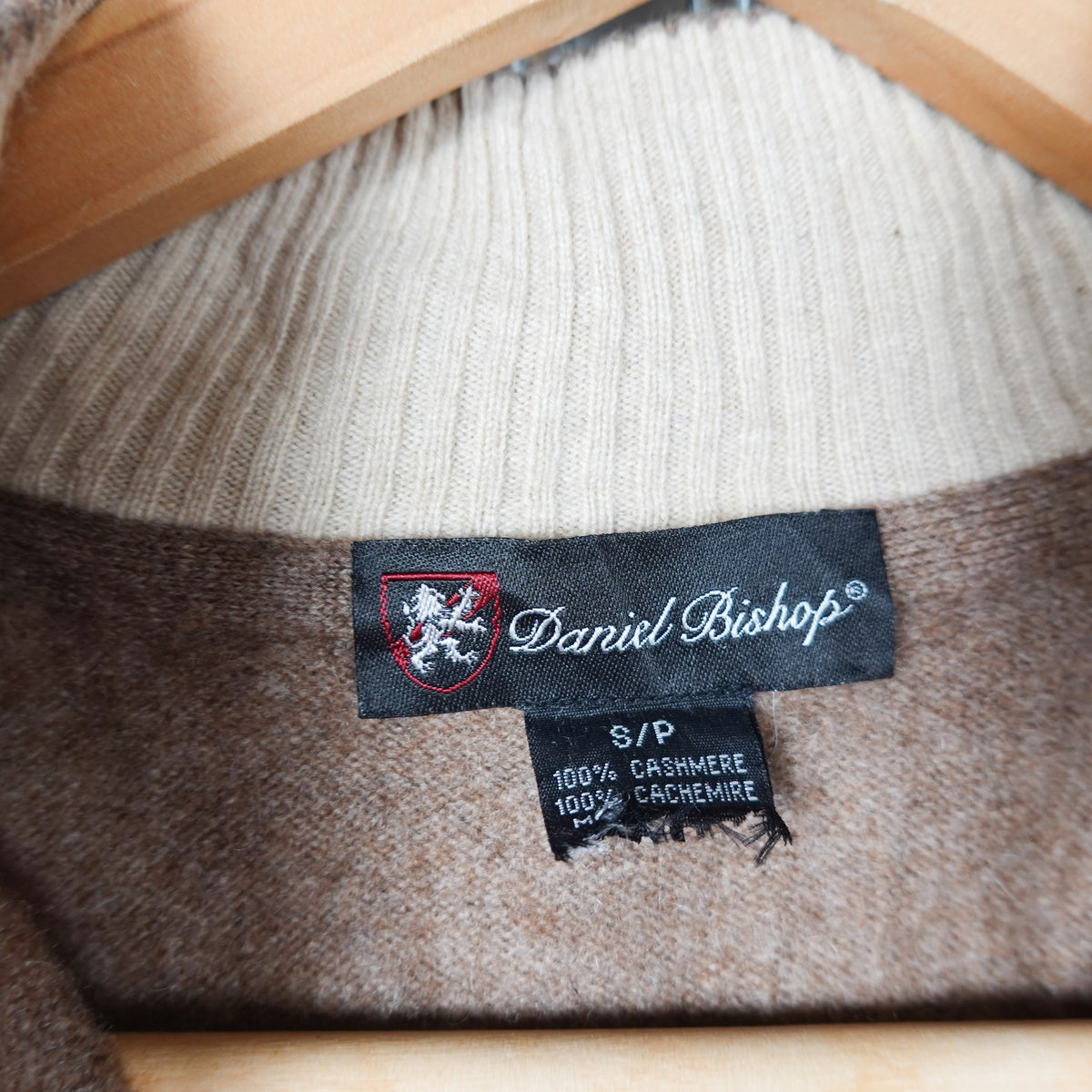 Vintage Cashmere 1/4 Zip - Size S