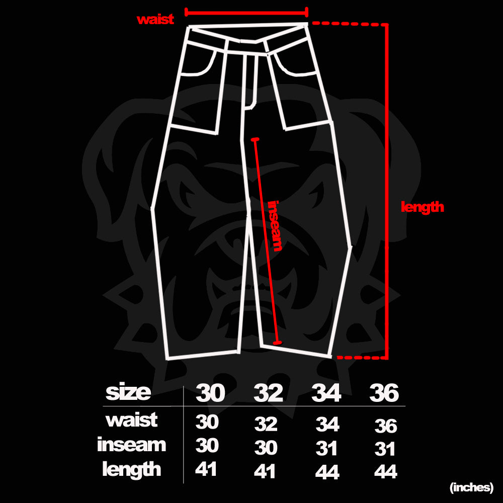 DogHouse© Selvedge Raw Denim Indigo Jeans