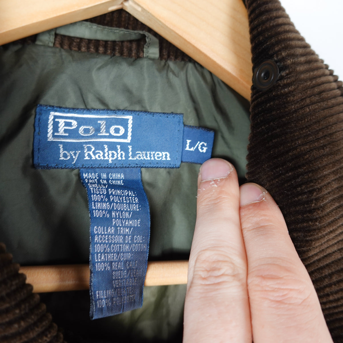 Polo RL Quilted Jacket - Size L