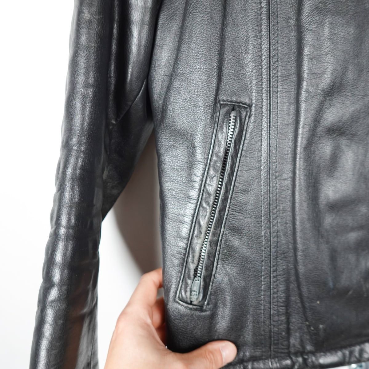 Vintage Sears Leather Jacket - Size S
