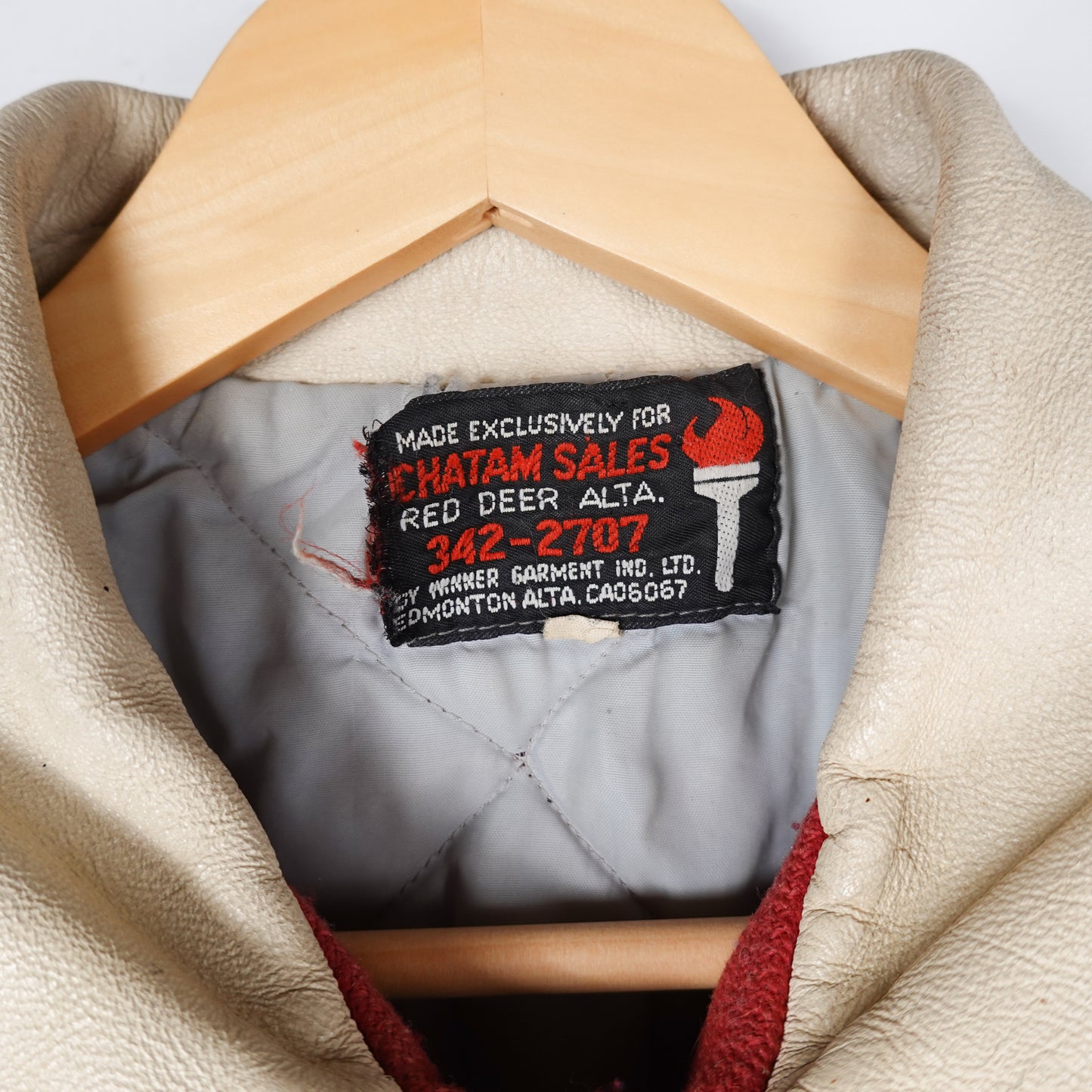 1987 School Skiing Letterman Jacket - Size XL