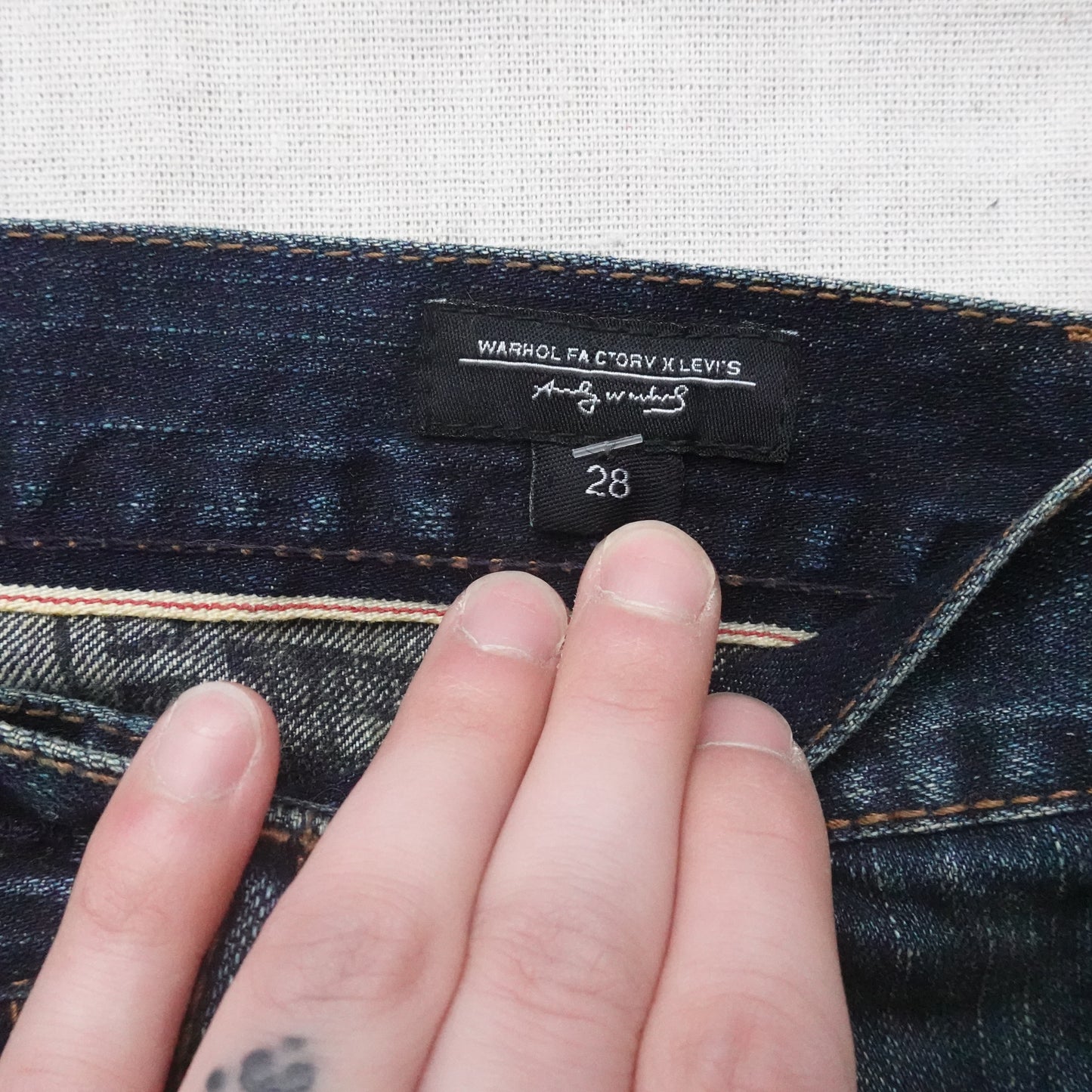 2005 Andy Warhol Levi’s - Size 28