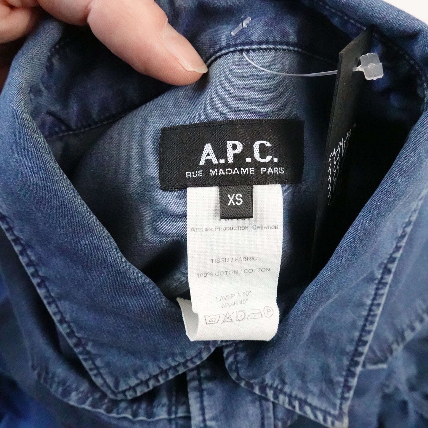 A.P.C. Denim Button Up - Size XS