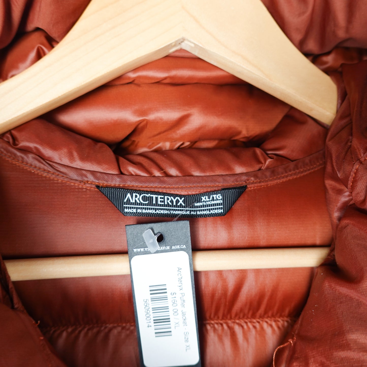 Arc’teryx Puffer Jacket - Size XL