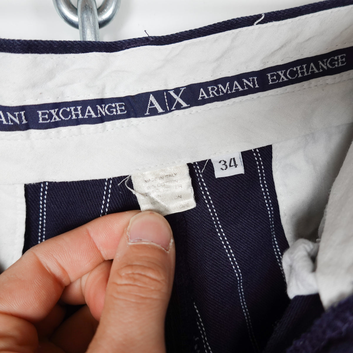 Armani Exchange Pinstripe Pant - Size 32