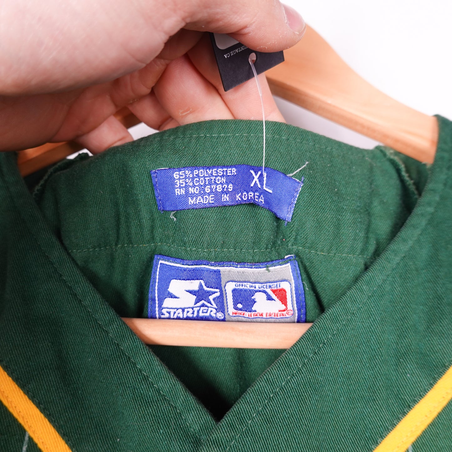 Vintage Oakland A's Starter Jersey - Size XL