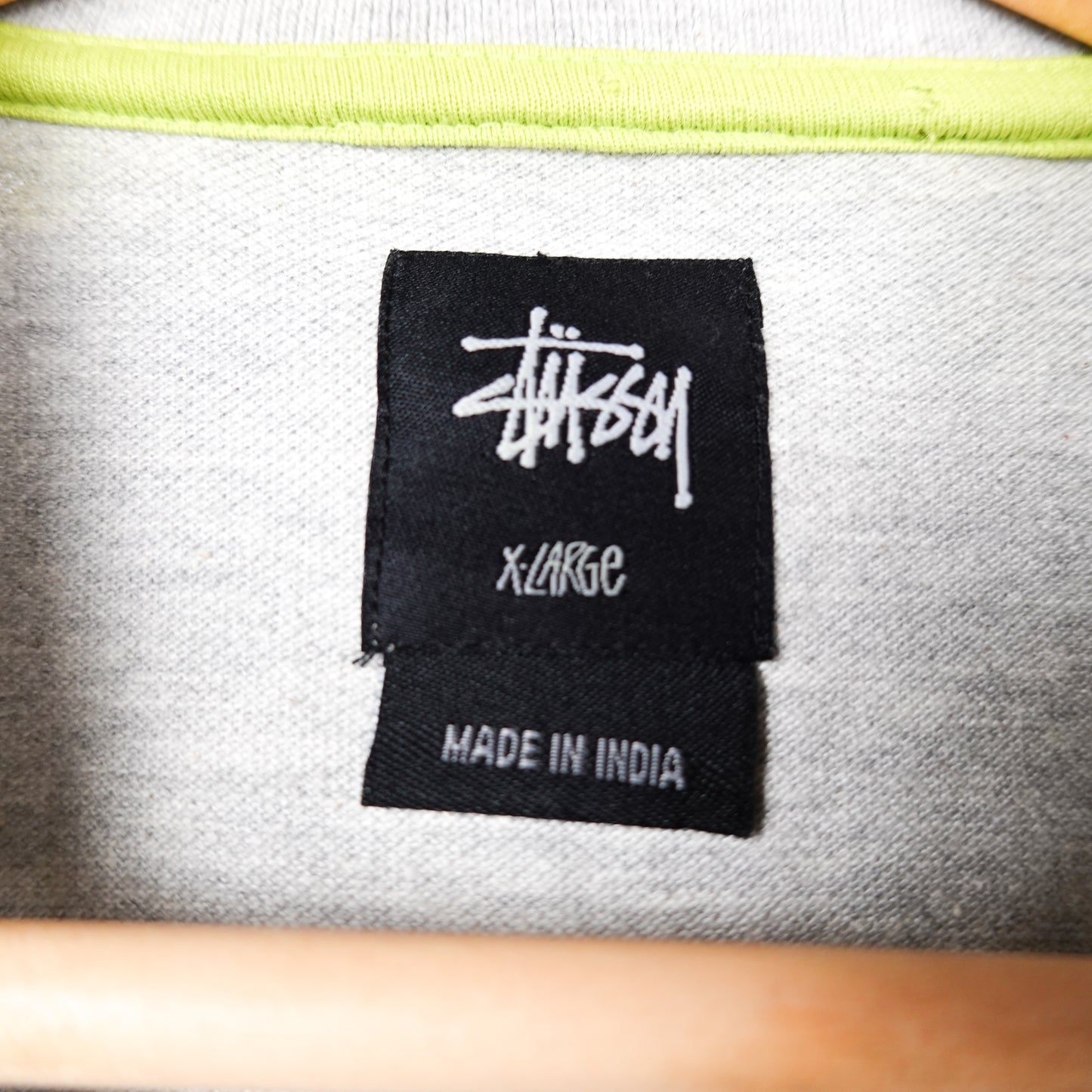 Stussy Grey Polo - Size XL