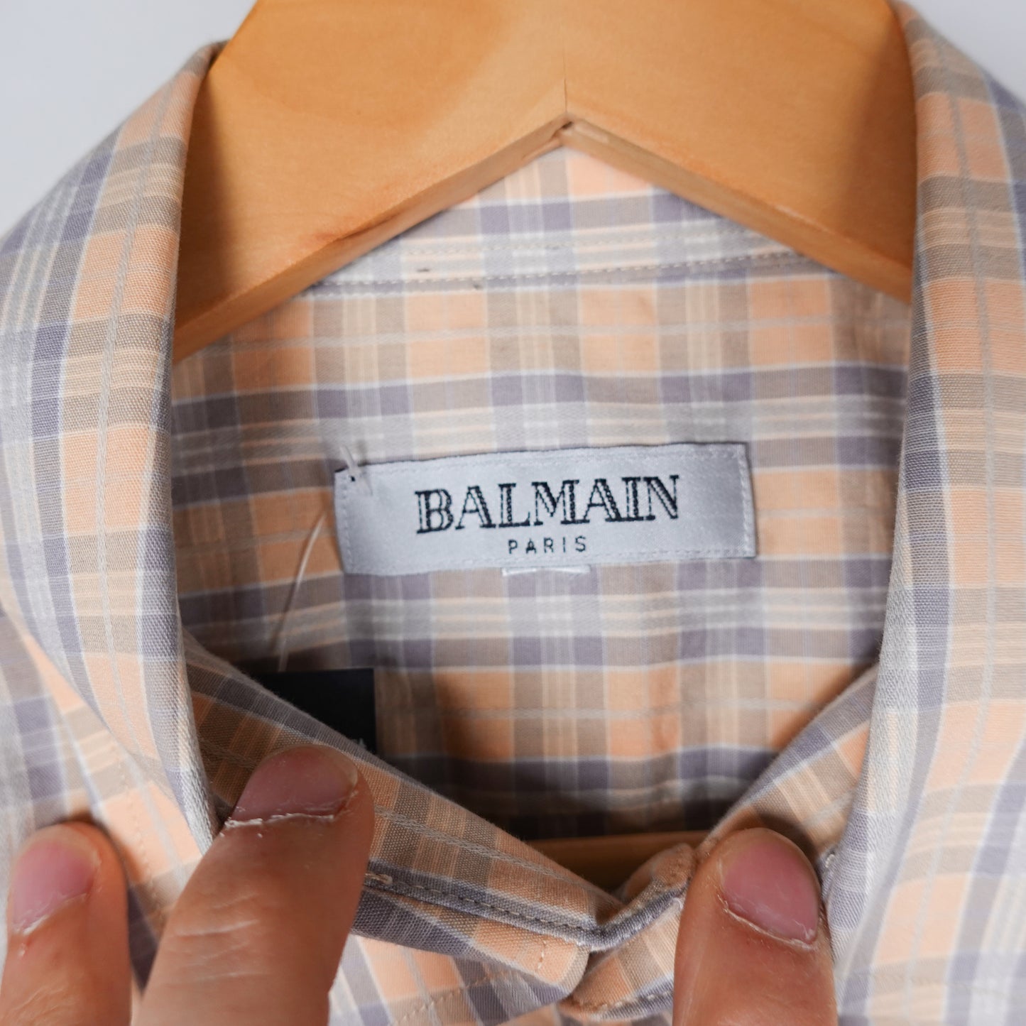 Balmain S/S Button up - Size XL