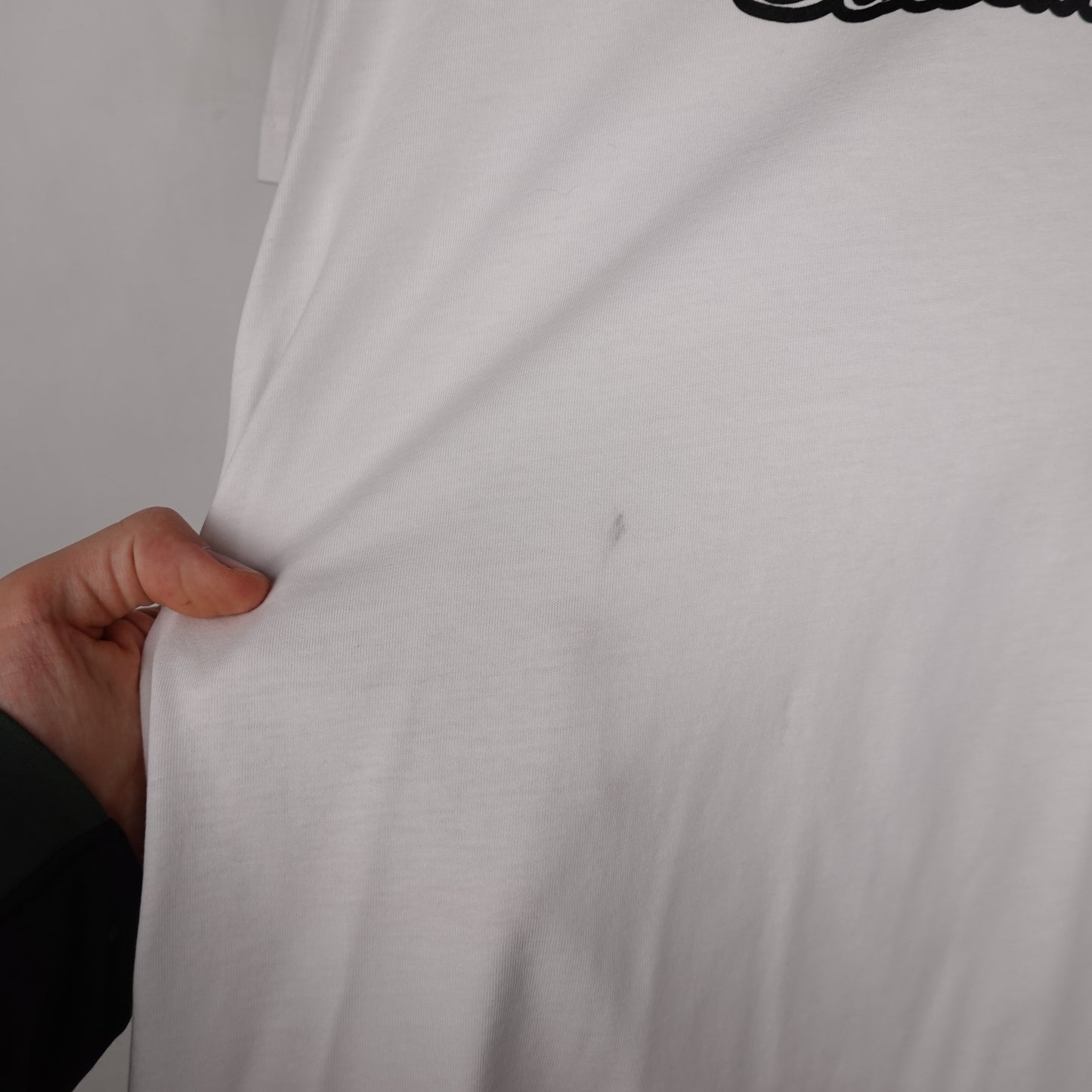 Balmain Palm Print Logo Tee - Size XL