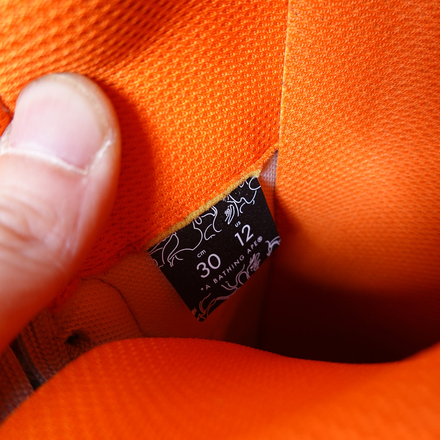 Bape Roadsta Beige Sneakers - Size 12