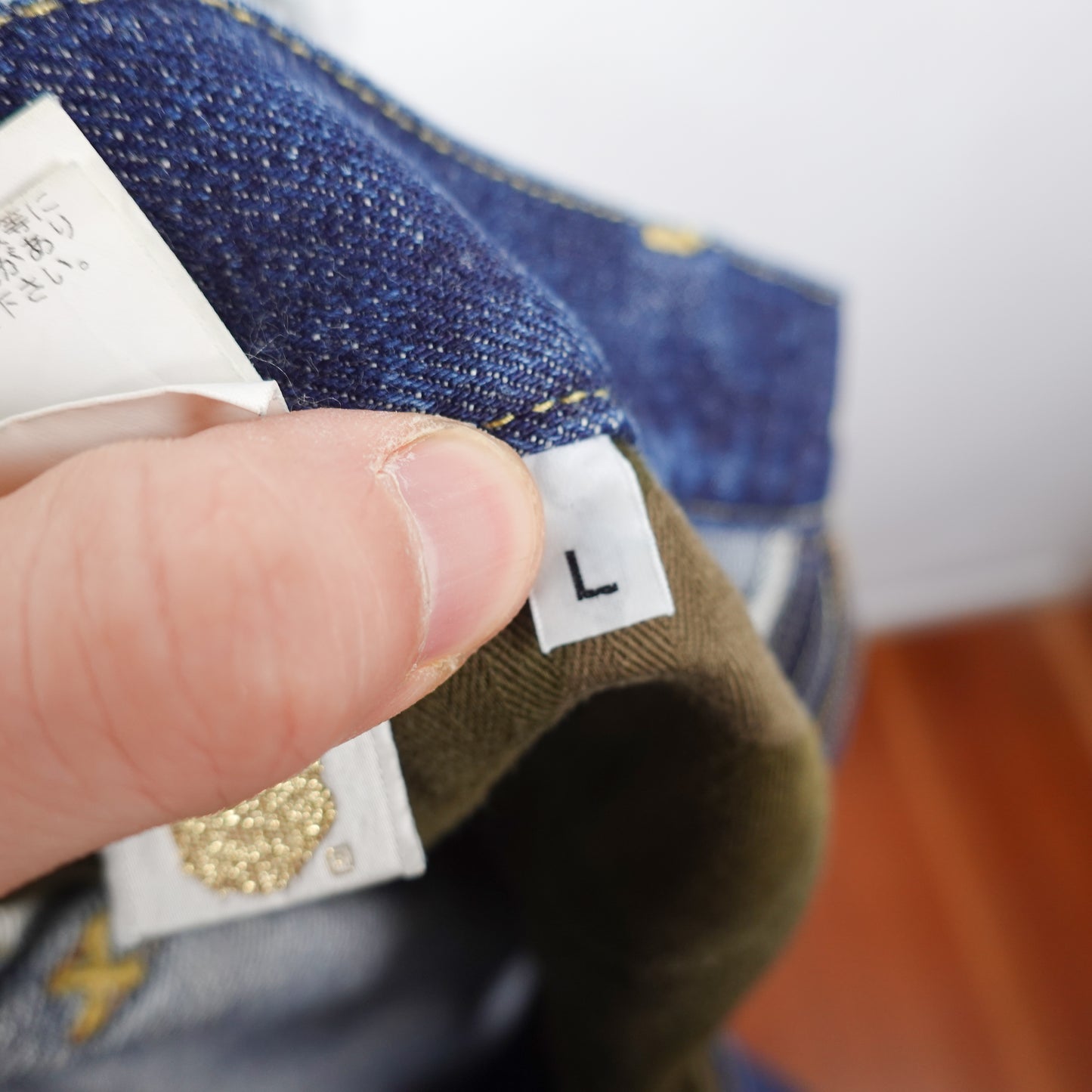 Bape Twinsta Embroidery Denim - Size L