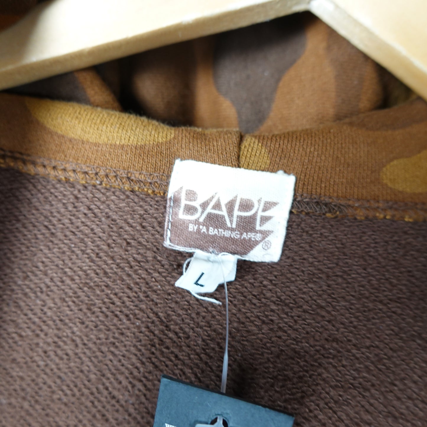 Bape Tiger Shark Full Zip Hoodie - Size L