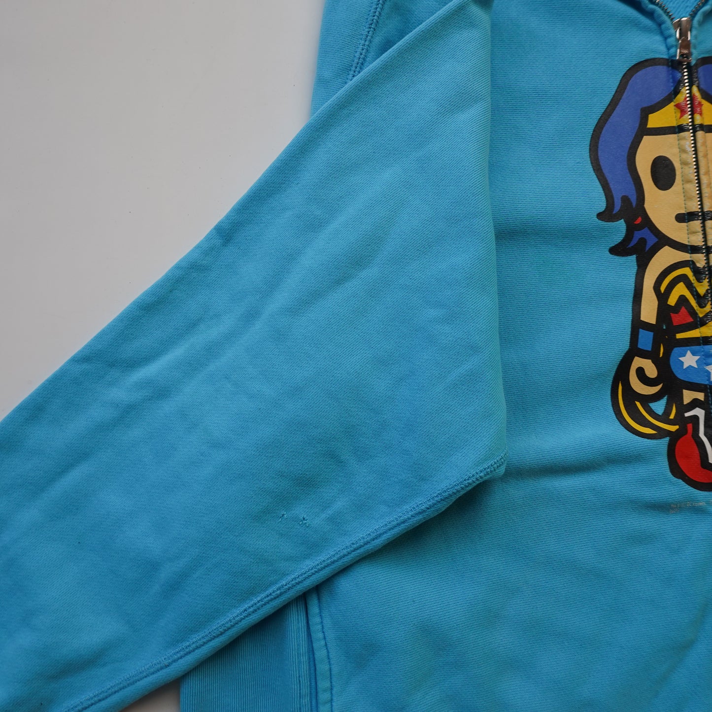 2007 Bape DC Comics Full Zip Hoodie - Size L