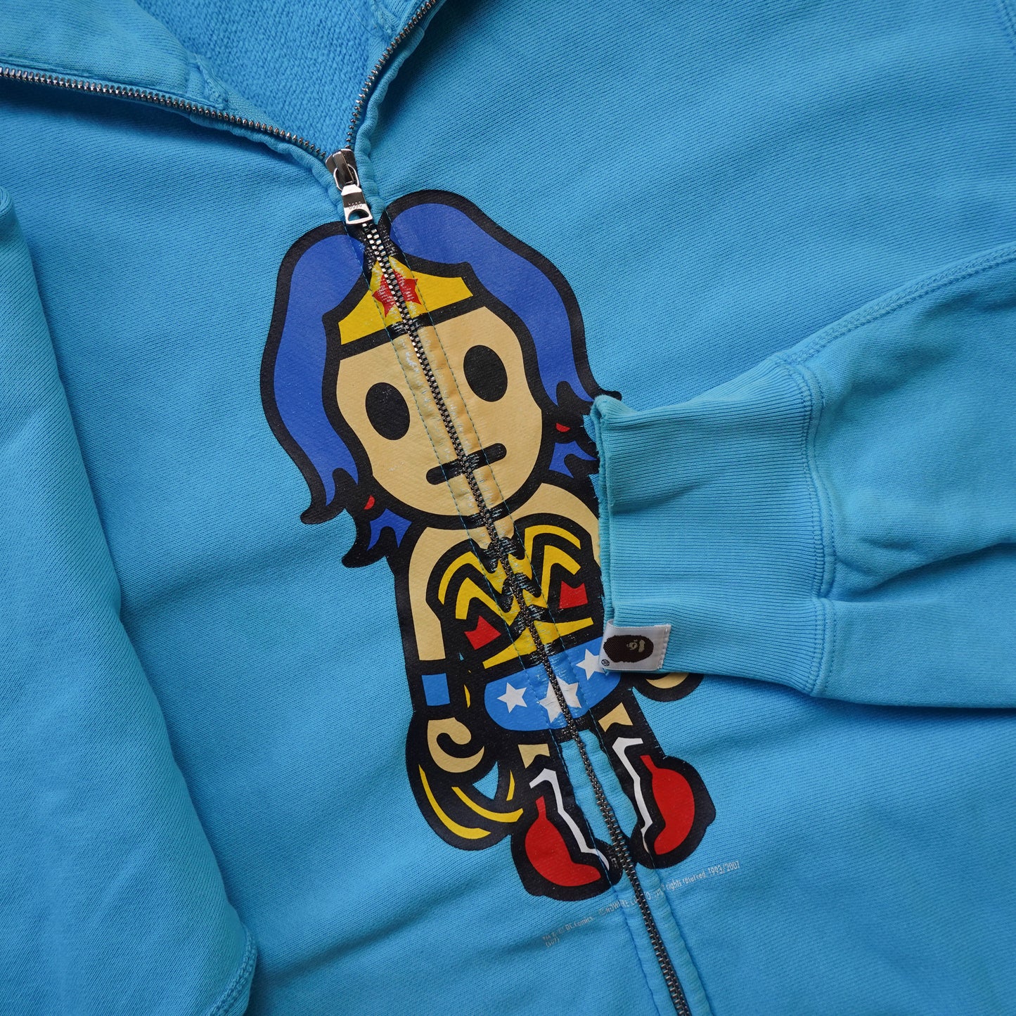 2007 Bape DC Comics Full Zip Hoodie - Size L