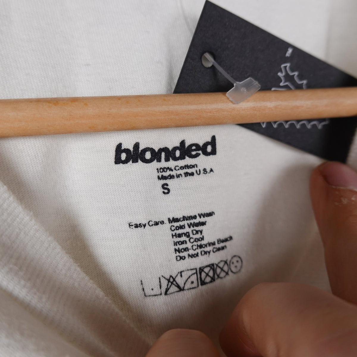 Blonded White Tee - Size S