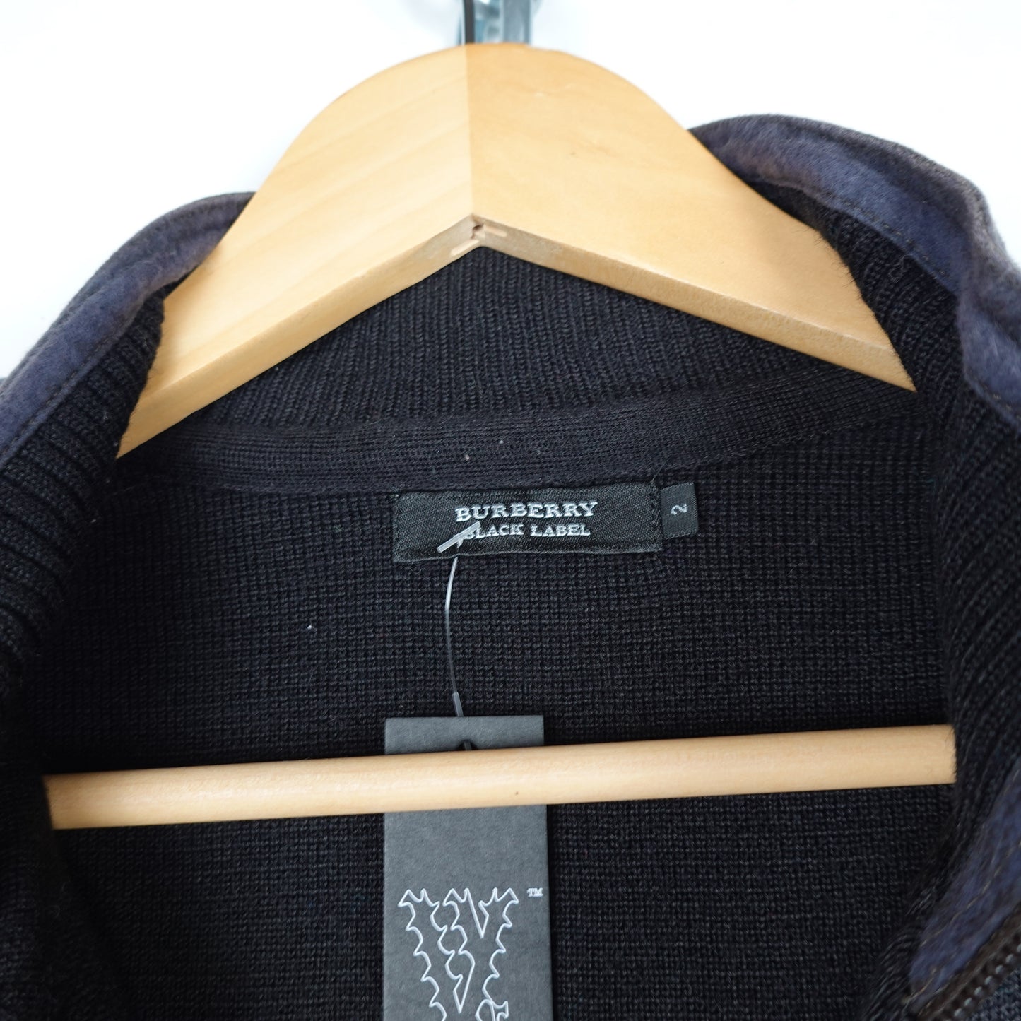 Burberry Black Label Zip Up Sweater - Size 2