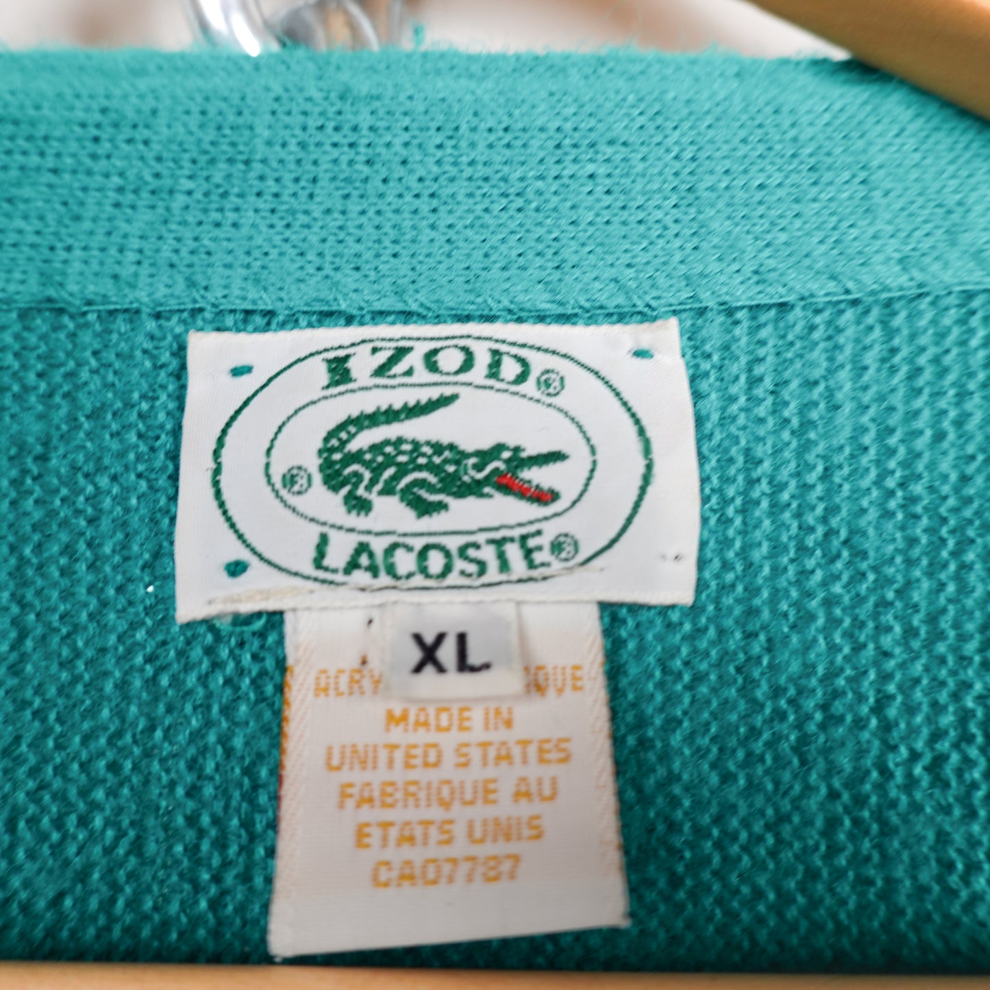 Vintage Lacoste Cardigan - Size XL