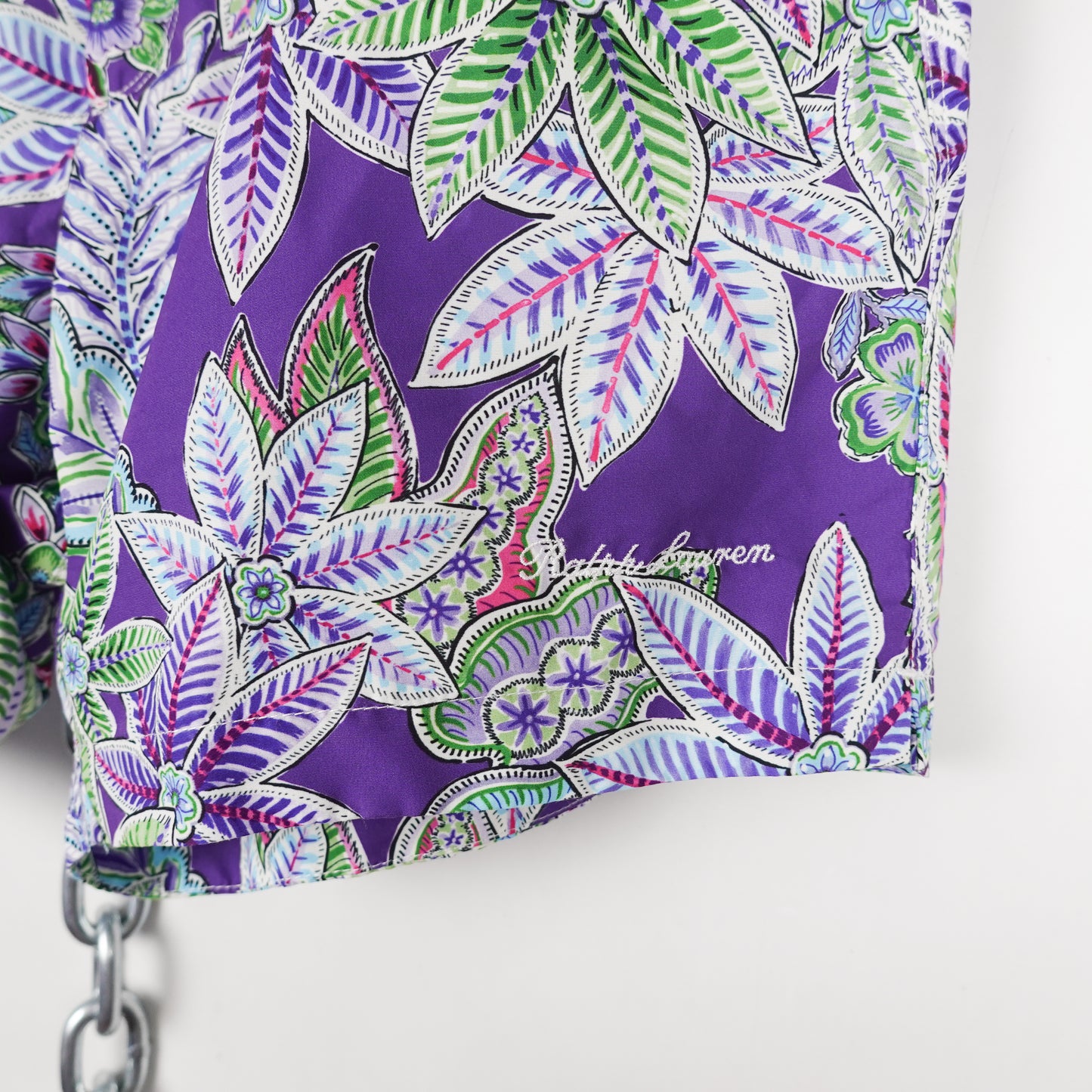 Polo RL Purple Label Floral Shorts - Size L