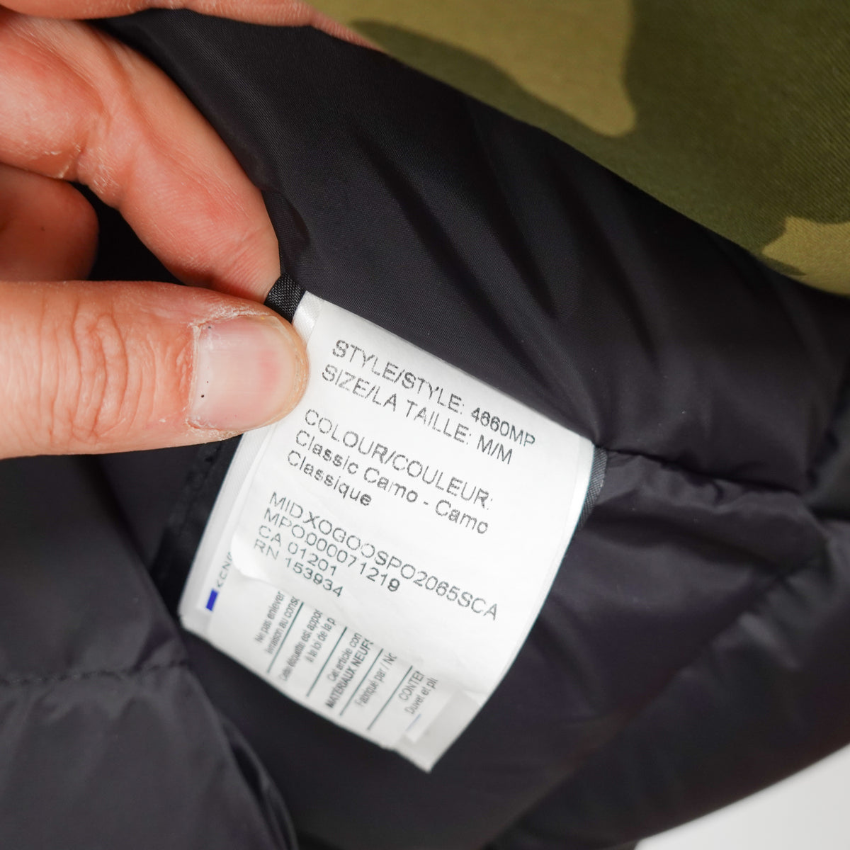 Canada Goose Expedition Camo Parka - Size M