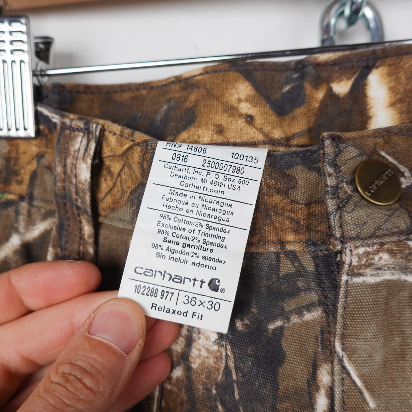 Carhartt Realtree Pants - Size 36