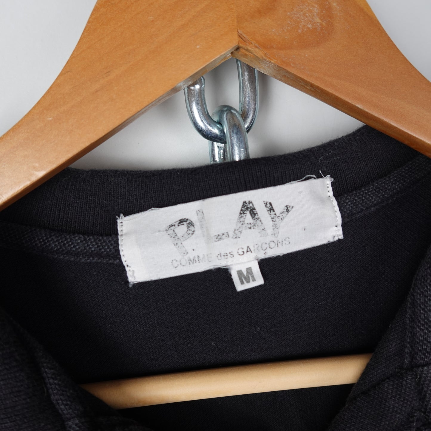 CDG Black Polo - Fits S