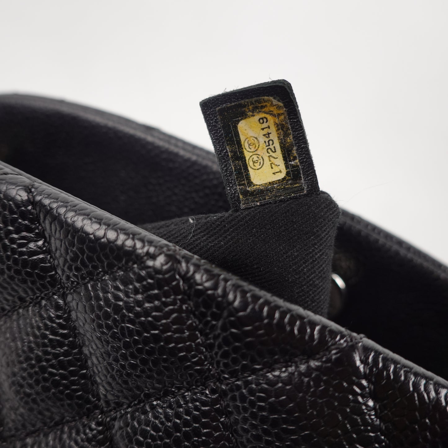 2013 Chanel Madamoiselle Caviar Leather Bowling Bag