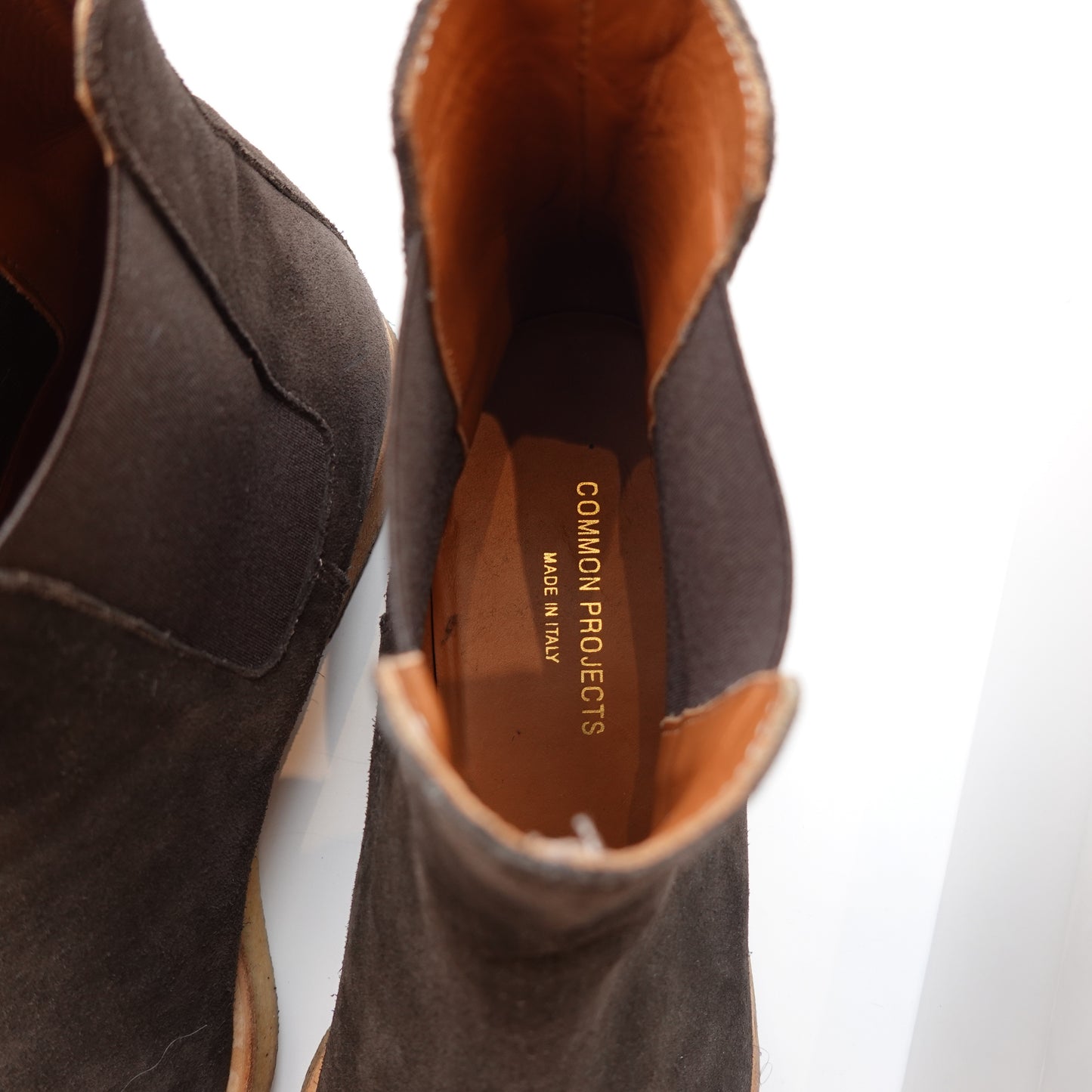Common Project Suede Chelsea Boots - Size 43