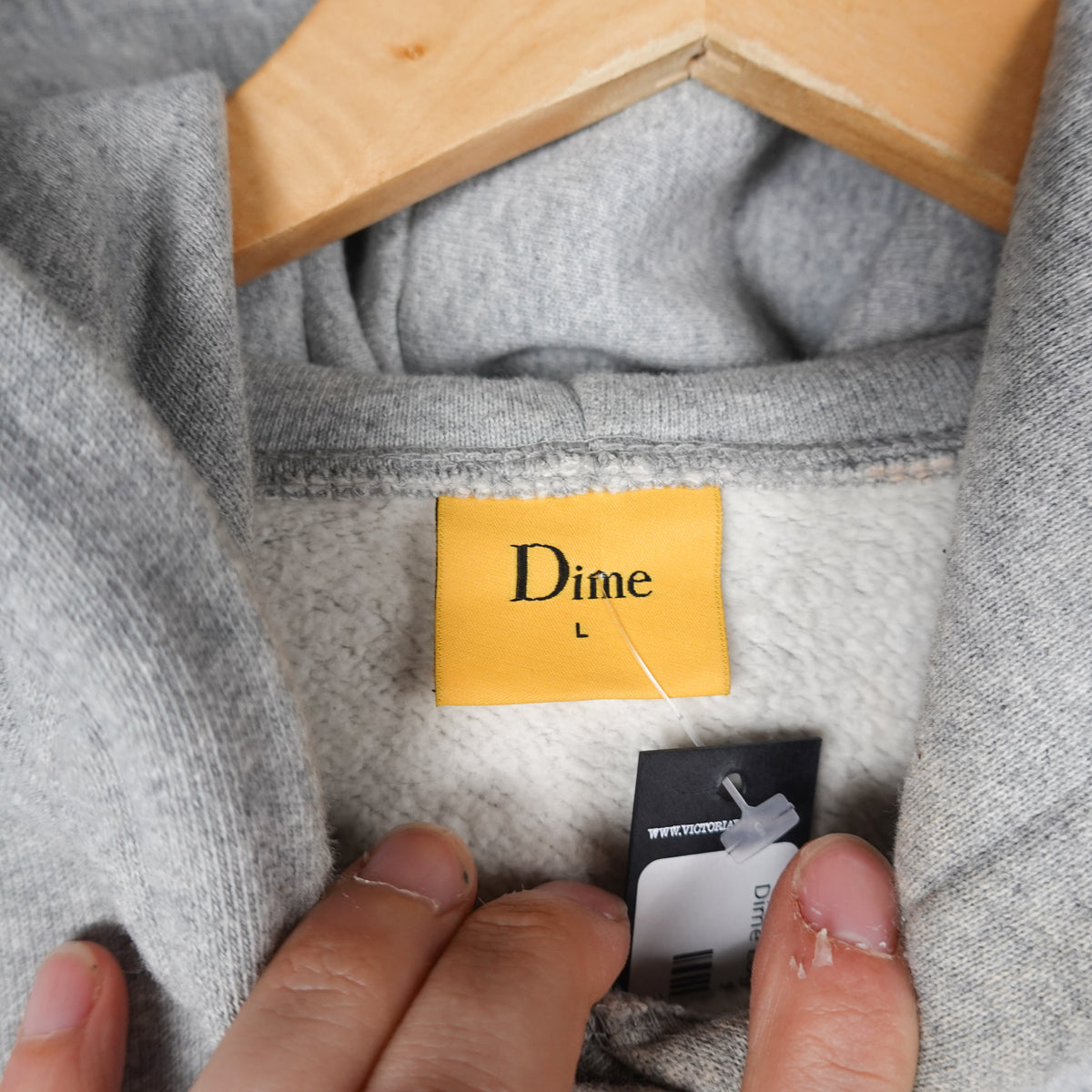 Dime Logo Hoodie - Size L
