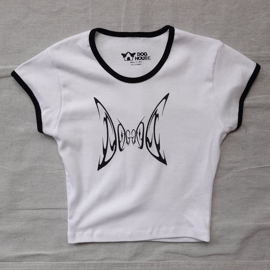 DogHouse© White Baby Ringer Tee - Multiple Size