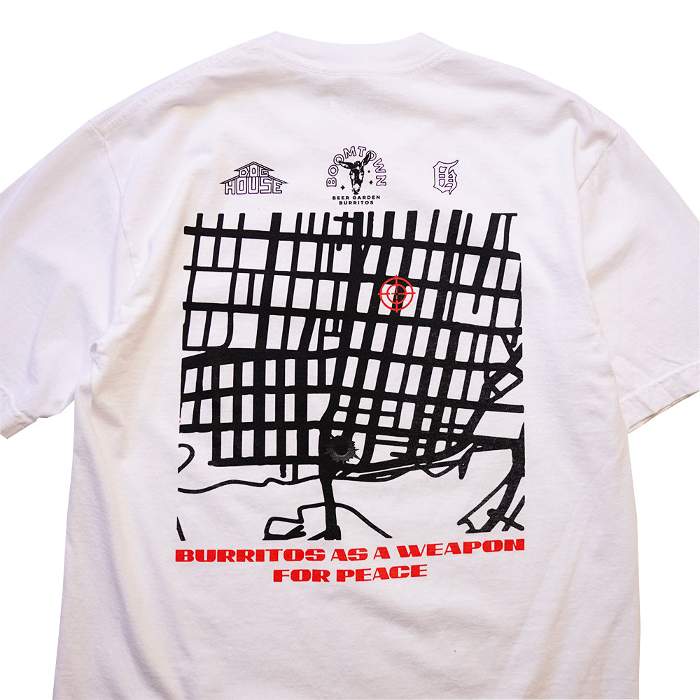DogHouse© x Boomtown White Tee
