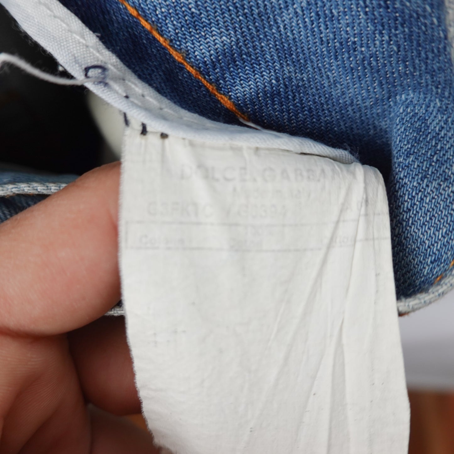 Dolce and Gabbana Repair Denim - Size 34