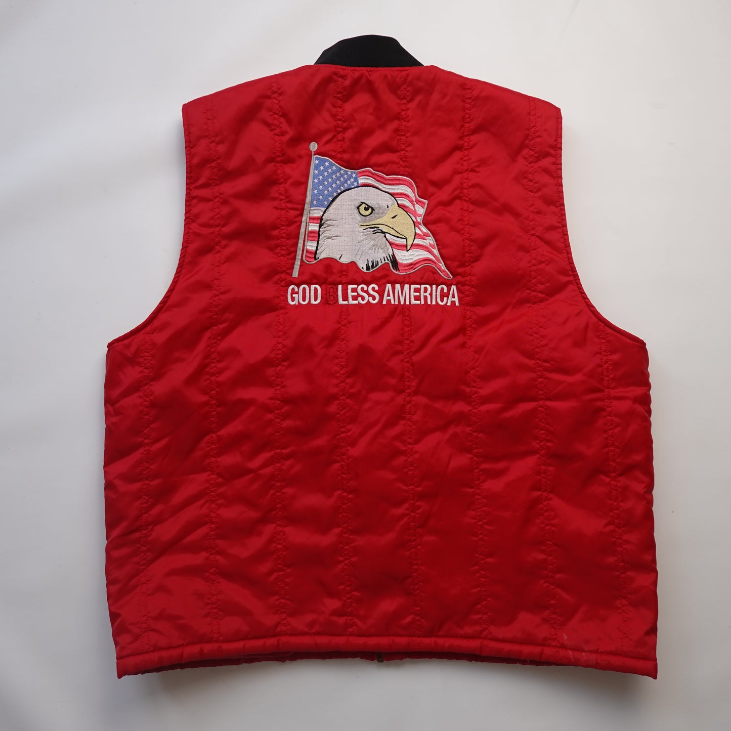 FTP God Bless America Quilted Vest - Size XL