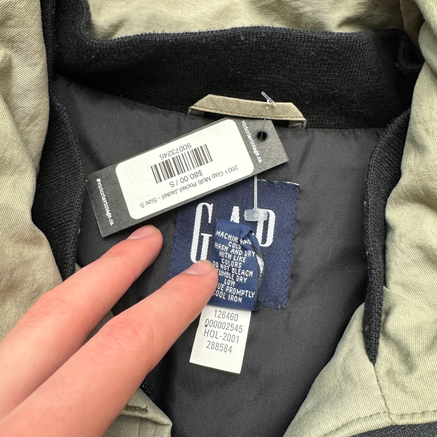 2001 Gap Multi Pocket Jacket - Size S