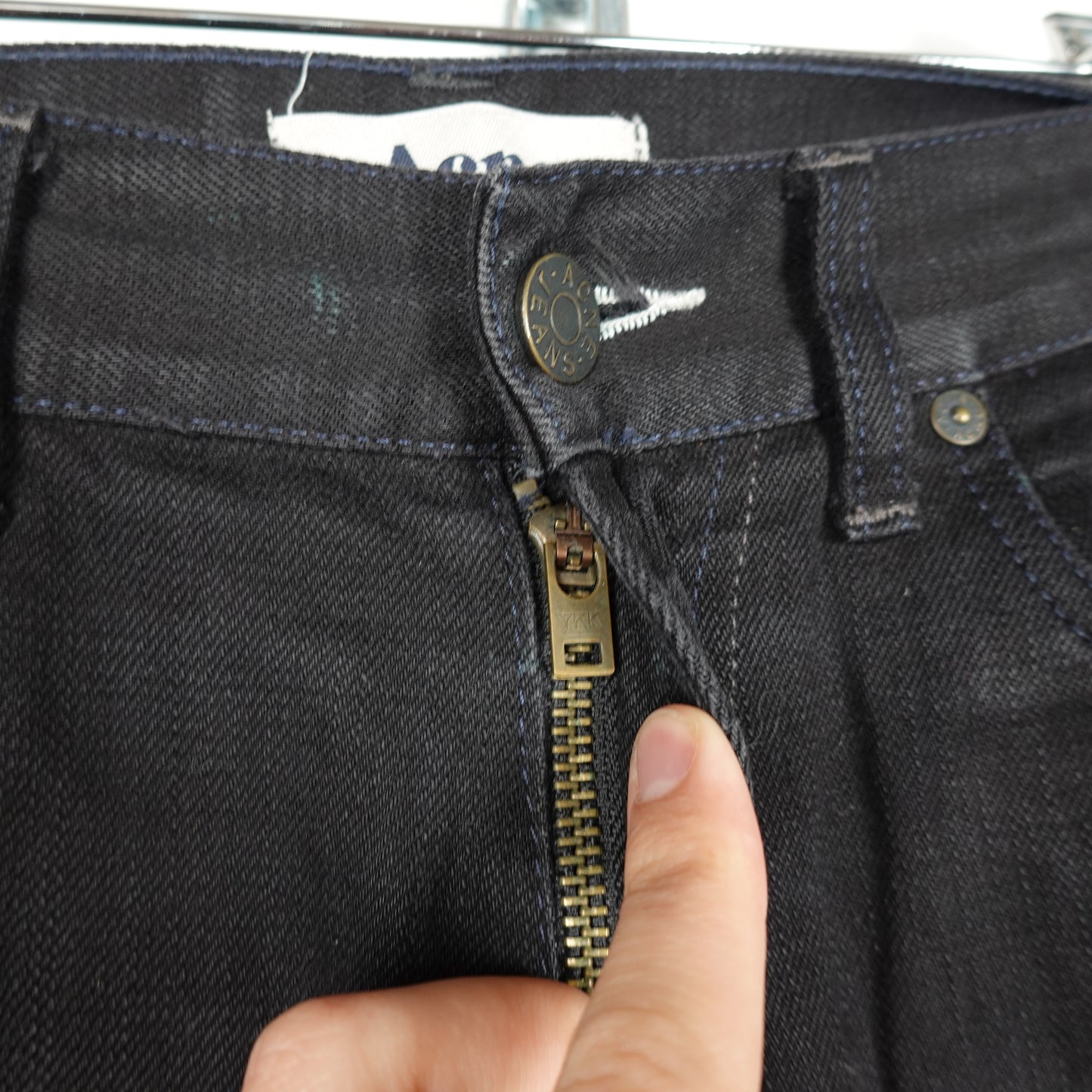 Acne Studios Mic Raven Denim Pant - Size 33