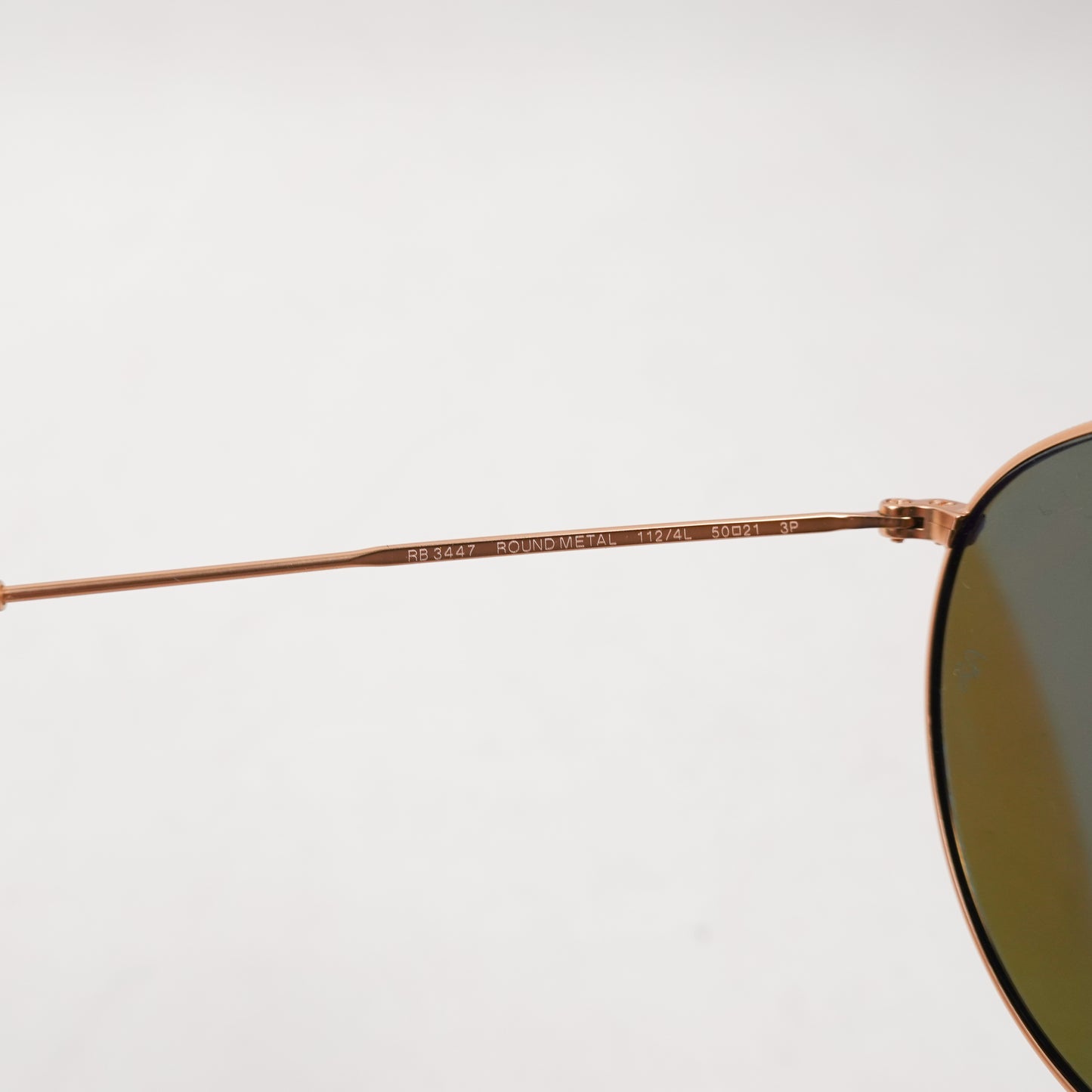 Ray Ban RB3447 Round Metal Polarized Sunglasses