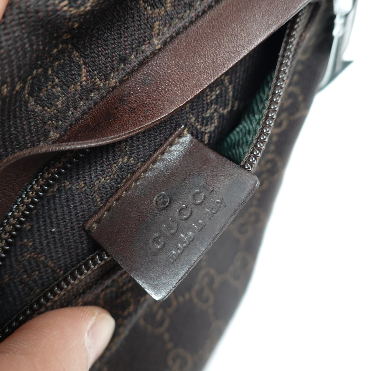 Gucci Brown GG Monogram Waist Bag