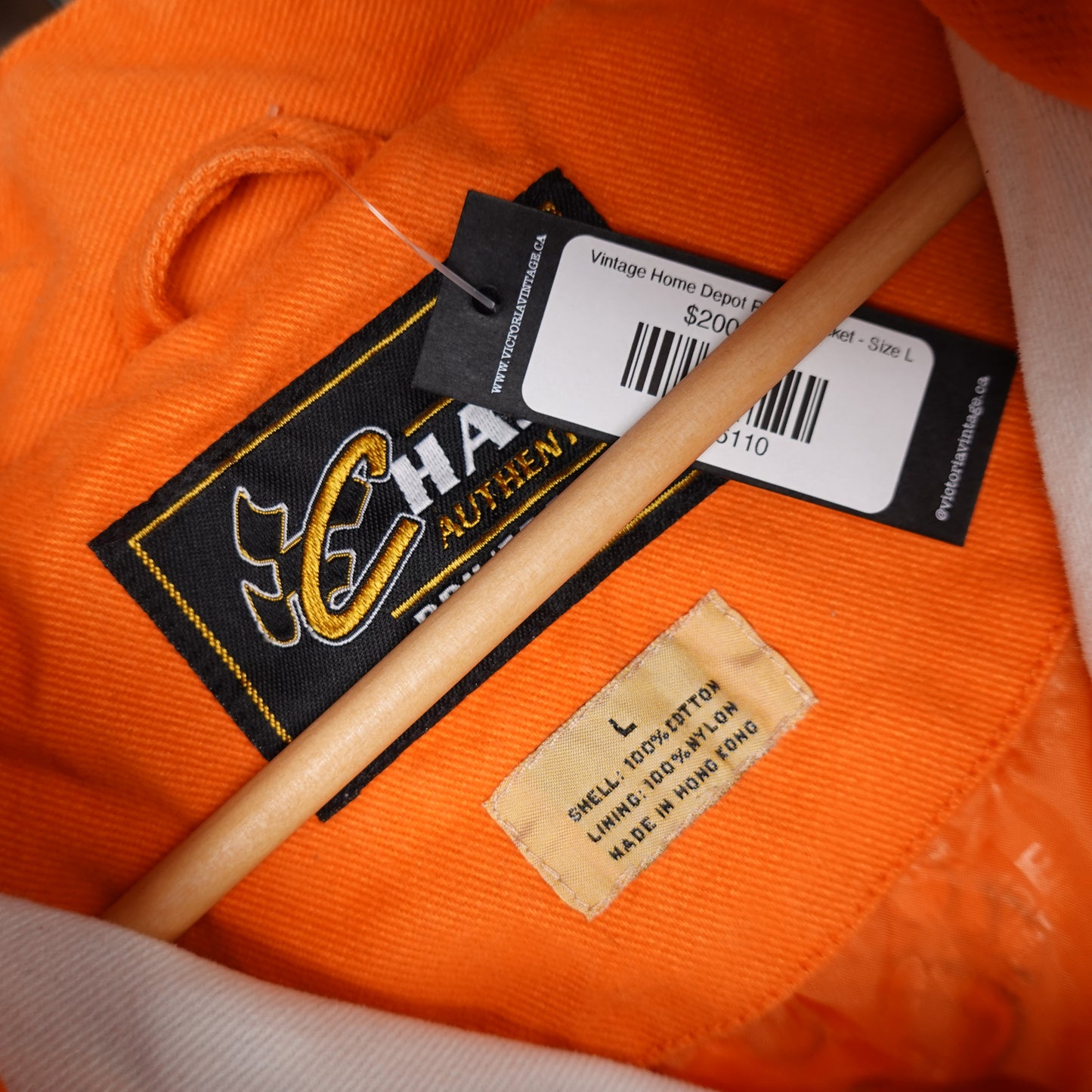 Vintage Home Depot Racing Jacket - Size L