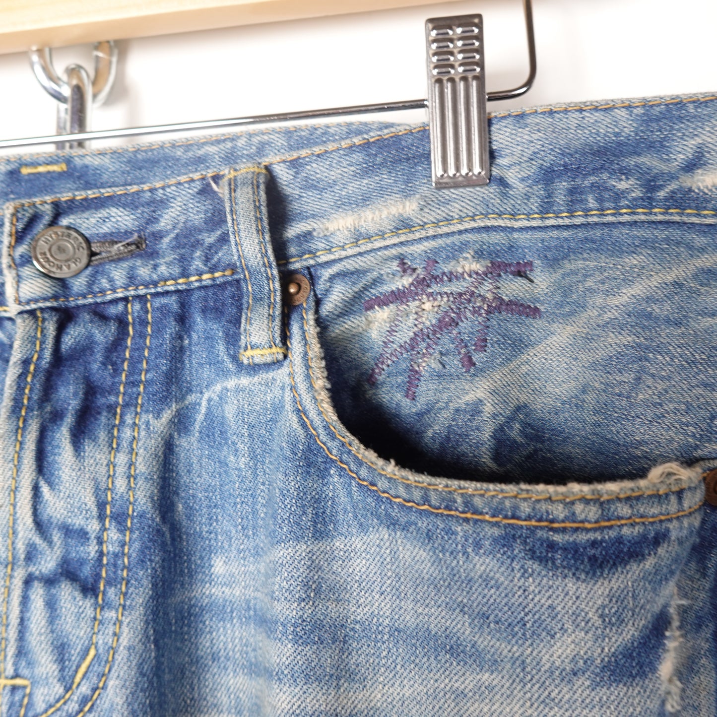 Hysteric Glamour Studded Denim - Size 32