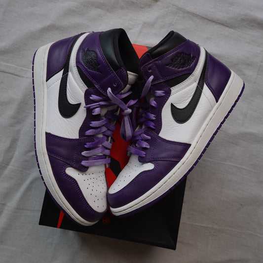 Jordan 1 Court Purple 2.0 - Size 10.5