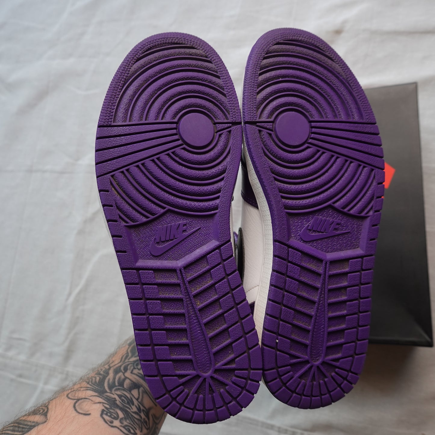 Jordan 1 Court Purple 2.0 - Size 10.5