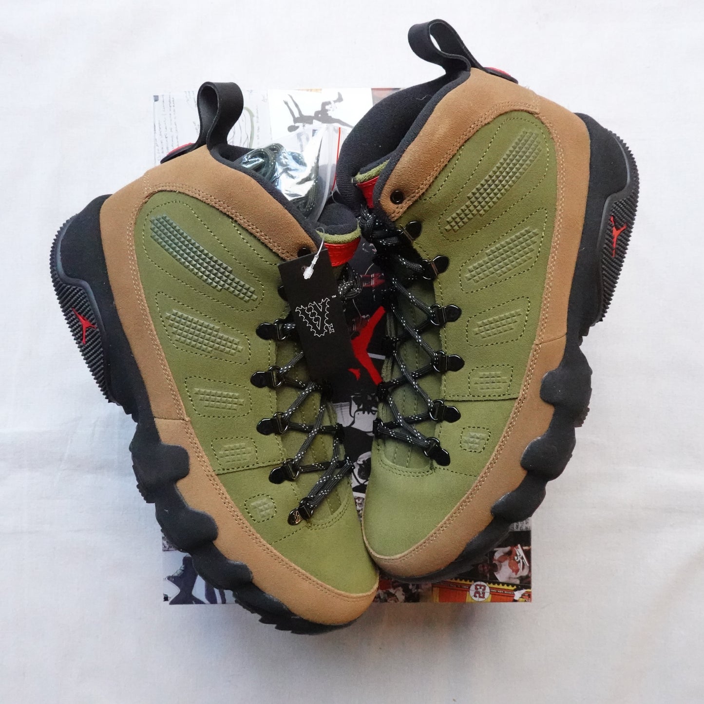 Jordan 9 Olive Winterized - Size 12M