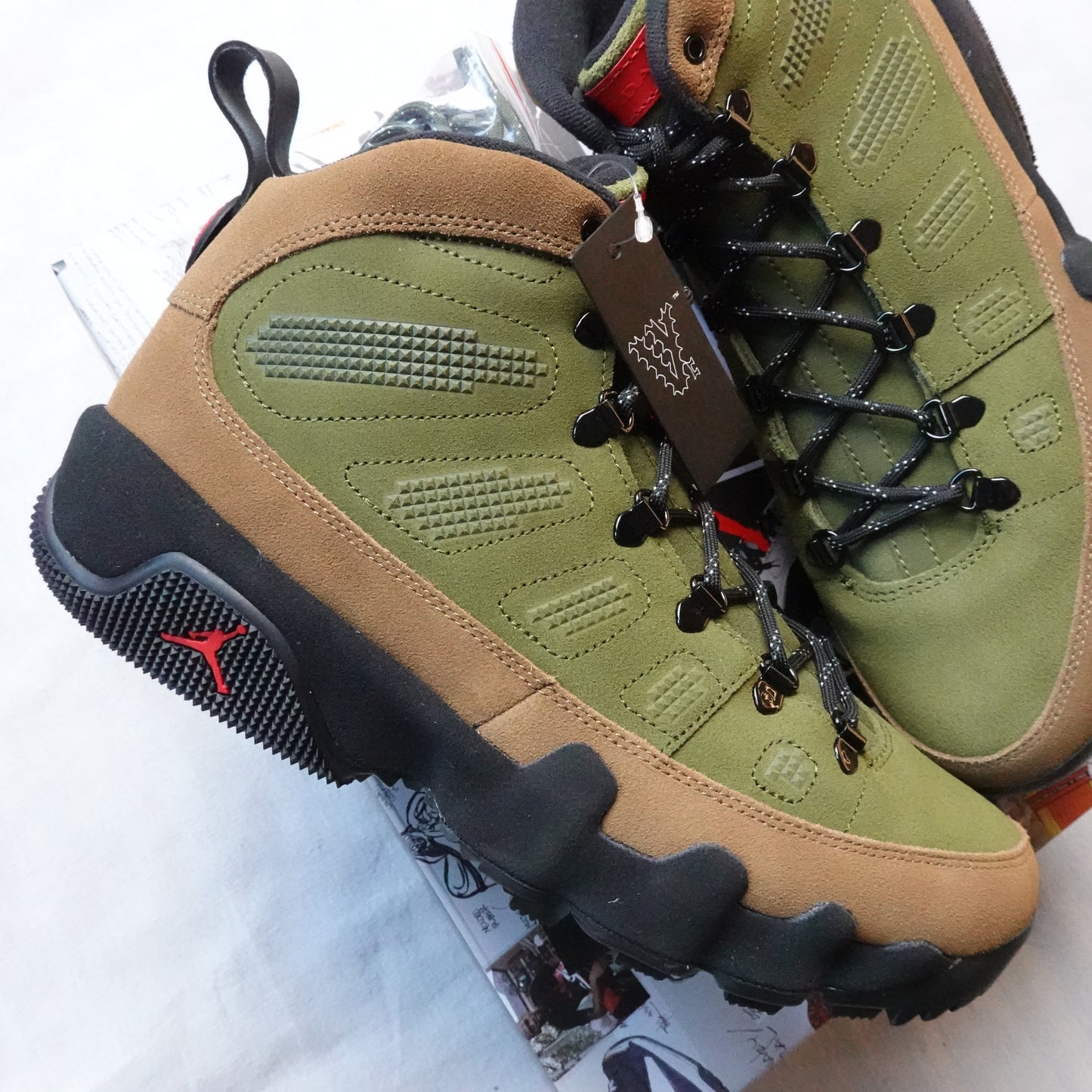 Jordan 9 Olive Winterized - Size 12M