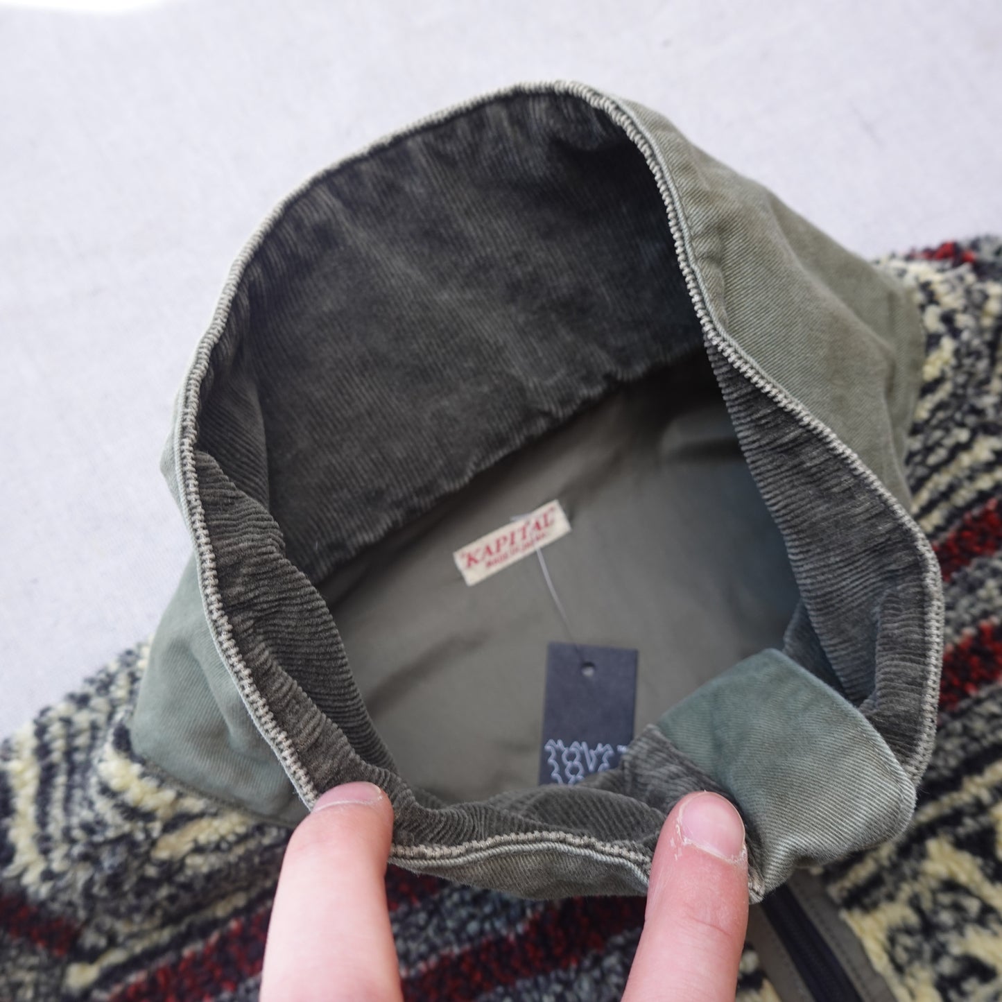 Kapital Chino Fleece Bird Eye Nordic Anorak - Size 2