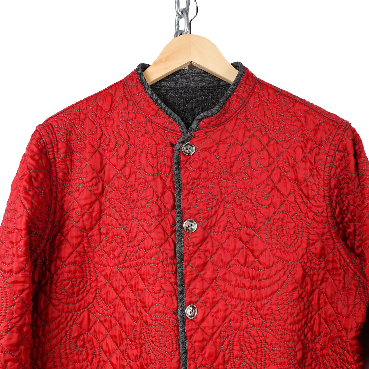 Vintage Quilted Reversible Jacket - Womens L