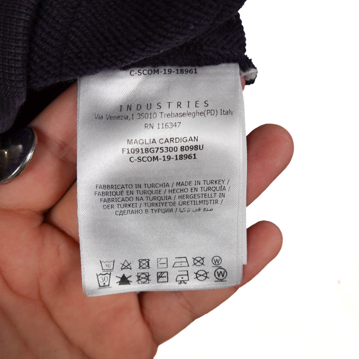 Moncler Zip Up Sweater - Size XL