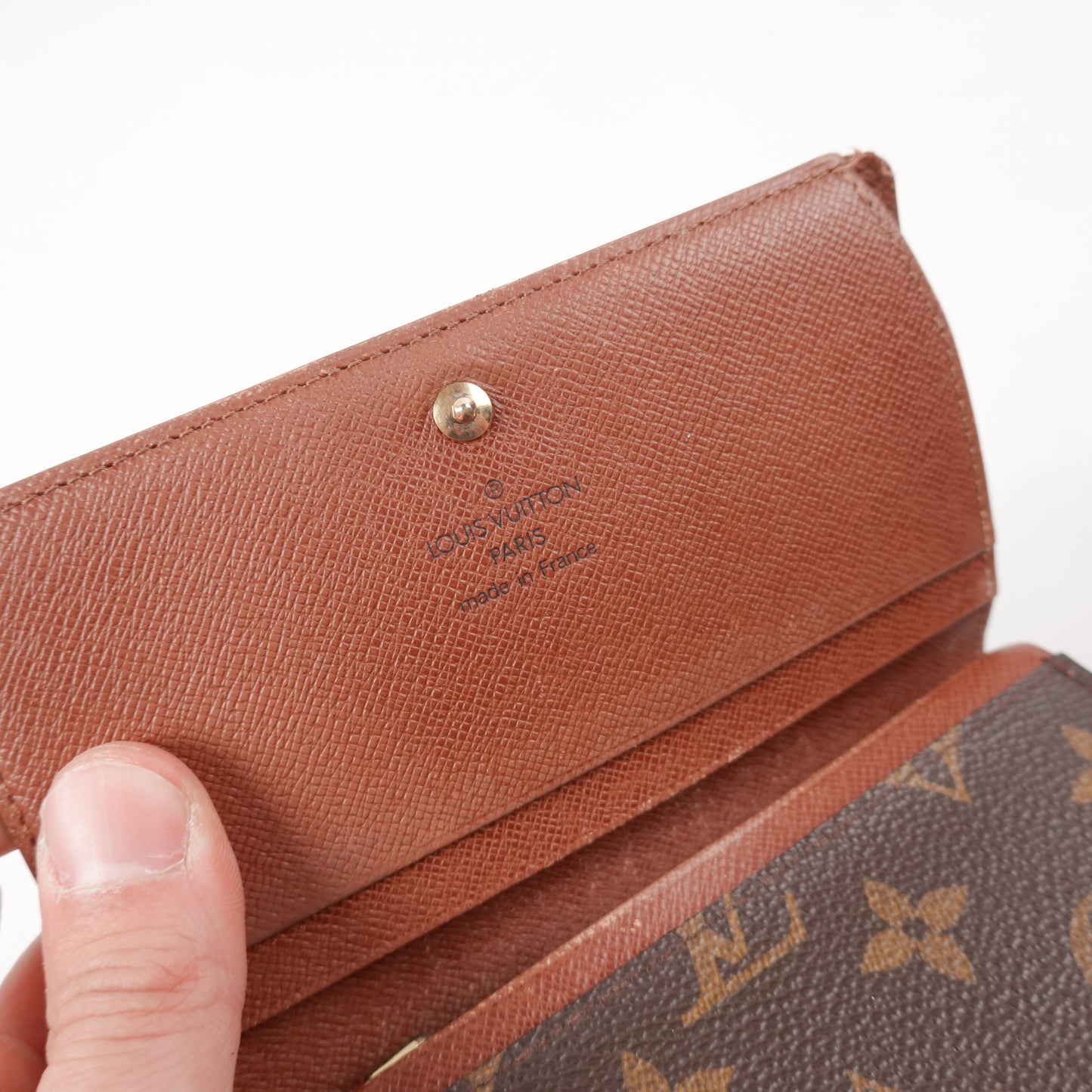 2000 Louis Vuitton Monogram Porte-Monnaie Tresor Wallet